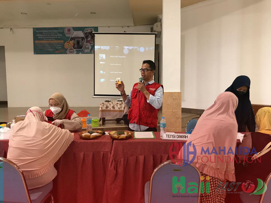 Pengecekan Kesehatan Gratis Yayasan ABM, Klinik Holistik Ruslam, Rutin dari DKM Al Isro ke-2